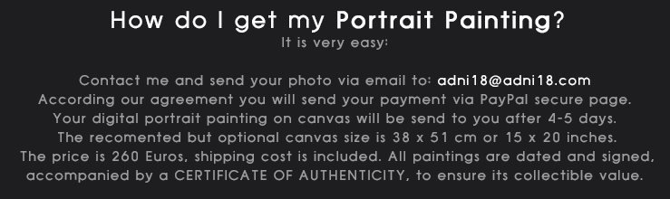 Digital Portrait Paintings